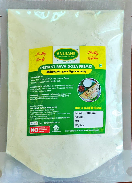 Instant Rava Dosa Premix